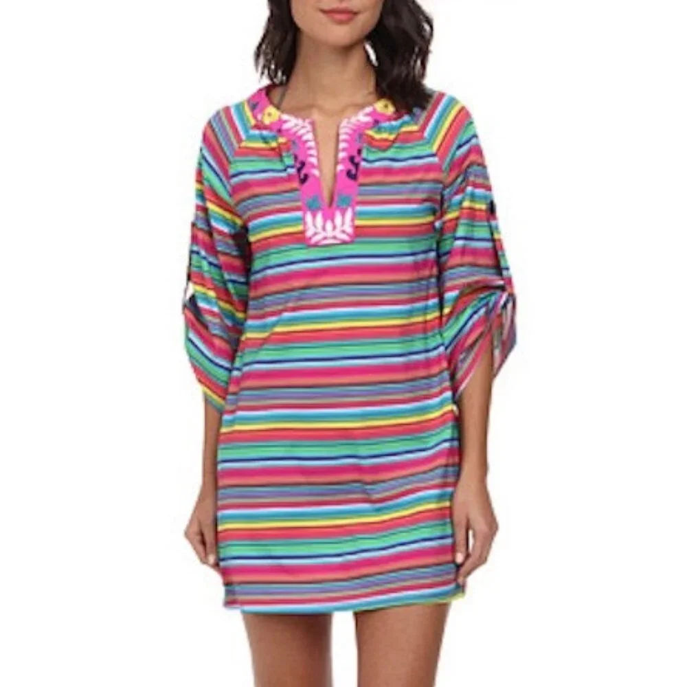 Nanette Lepore Goddess One Piece & Tunic Cover Up 2 Pc Set